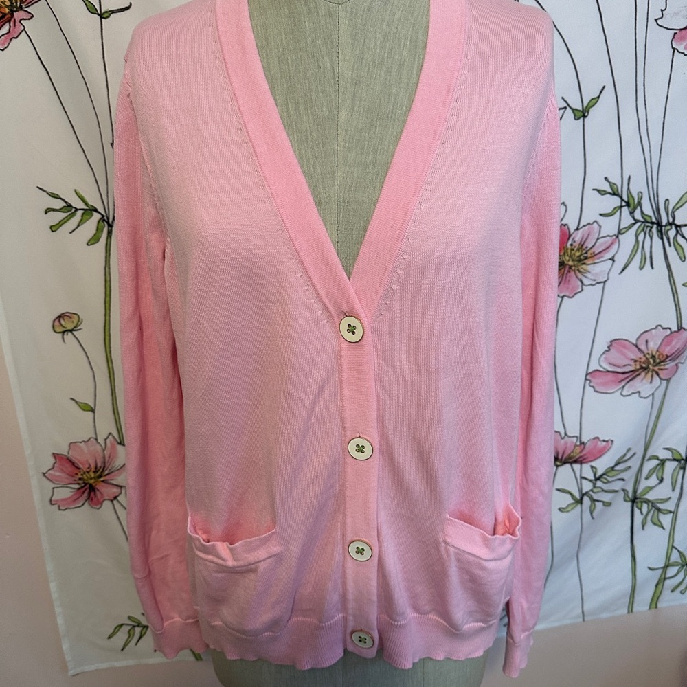 Excellent condition, Lilly Pulitzer pink spring sweater